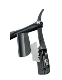 Xanitalia Pro The Barber Absolute Black razor 2