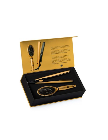 Labor Pro Mygift Kit piastra per capelli professionale e spazzola spicy gold