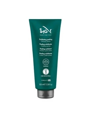 Beautynova ING Peeling Esfoliante con carbone e pomice trattamento esfoliante per la cute 100 ml