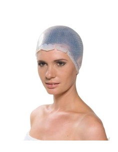 Sibel Cuffia meches in silicone preforta con uncinetto taglia unica
