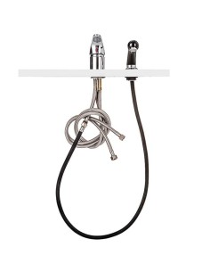 Xanitalia Pro Kit idraulico universale per lavatesta miscelatore + doccetta + tubi di scarico