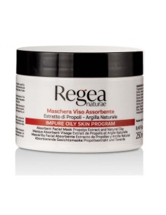 Regea Naturae Maschera viso assorbente estratto di propoli e argilla naturale 250 ml