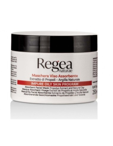 Regea Naturae Maschera viso assorbente estratto di propoli e argilla naturale 250 ml
