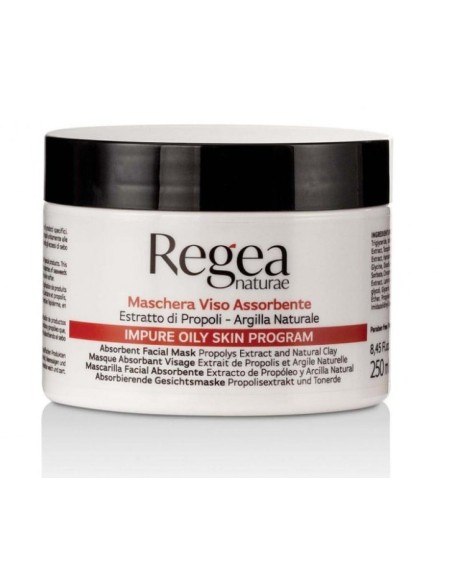 Regea Naturae Maschera viso assorbente estratto di propoli e argilla naturale 250 ml