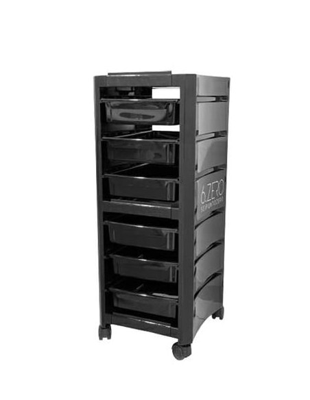 Agv Carrello parrucchiere ycon 6.ZERO nero 6 cassetti