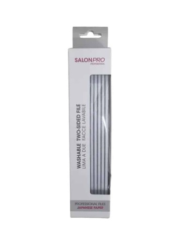 Xanitalia Pro Lima per unghie lavabile a banana zebra 2 facce 100/180 10 pz