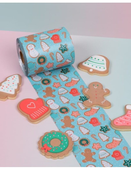 Framar Embossed Roll Medium Cookie cutter alluminio per meches 97,5 mt