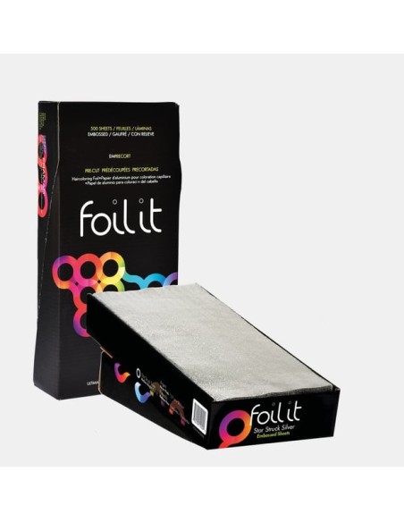 Framar Star Struck Silver Fogli alluminio pre tagliati 5 x 12 500 pz