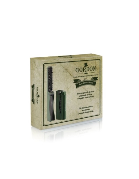 Gordon Beard Switchbrush Termospazzola da barba pieghevole cordless
