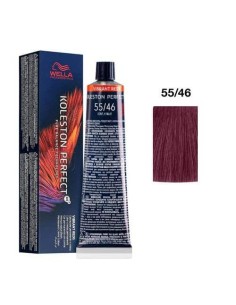 55/46 Castano Chiaro Intenso Rame Violetto Wella Koleston Perfect Me + Vibrant Reds 60 ml