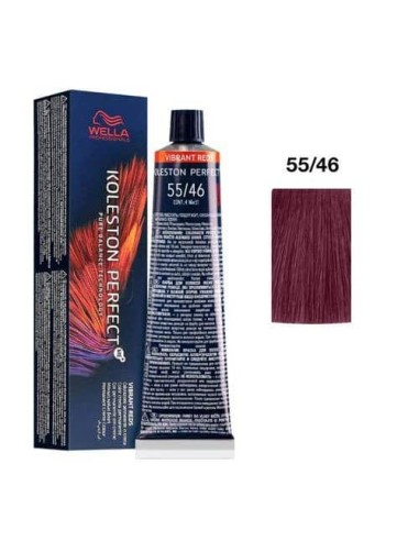 55/46 Castano Chiaro Intenso Rame Violetto Wella Koleston Perfect Me + Vibrant Reds 60 ml