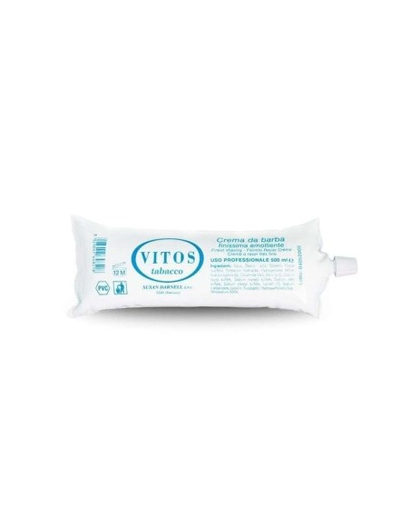 Vitos Crema da barba finissima emoliente 500 ml tabacco