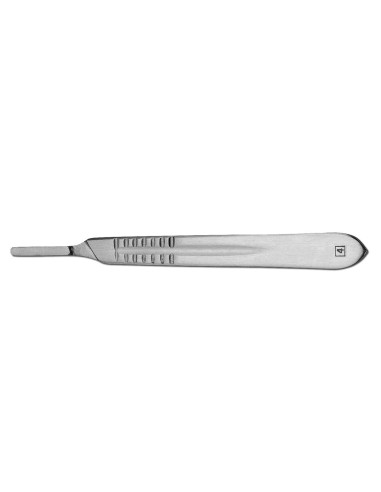 Aurore Manico per Bisturi in acciaio inox n 4