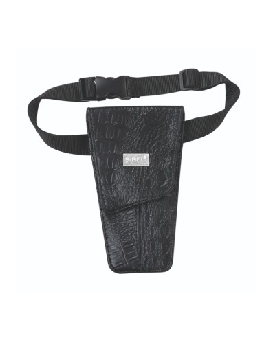 Sibel Astuccio professionale slim boy 2 nero crocco