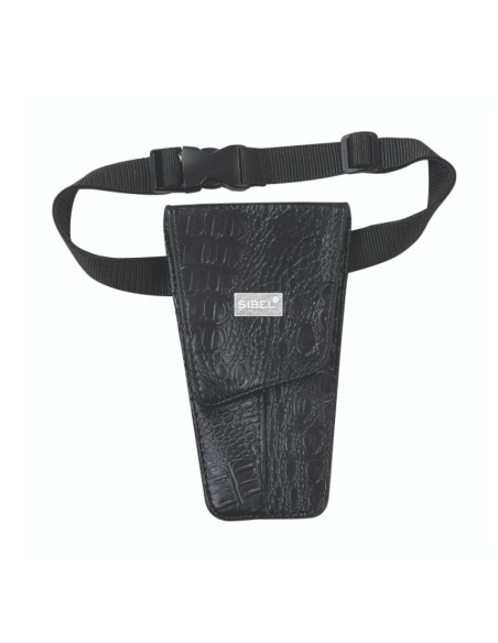 Sibel Astuccio professionale slim boy 2 nero crocco