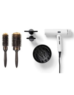 Jrl Professional Forte pro kit asciugacapelli 2020H onyx bianco + spazzola termica 32 mm + spazzola termica 53 mm