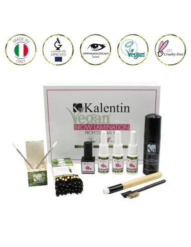 Kalentin Kit laminazione-tinta sopracciglia (30 applicazioni)