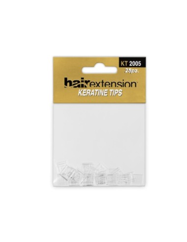 She Keratine Tips - Cheratina di ricambio trasparente per extension 25 pz