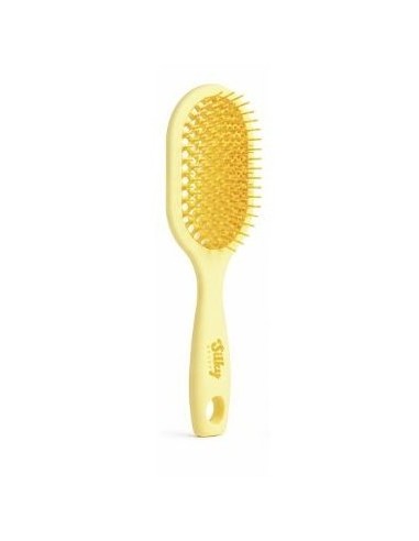 Labor Pro Silky Brush Spazzola ventilata districante per capelli asciutti e bagnati - lemon drop