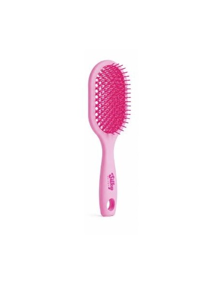 Labor Pro Silky Brush Spazzola ventilata districante per capelli asciutti e bagnati - rasberry rush
