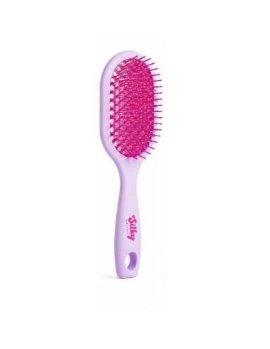 Labor Pro Silky Brush Spazzola ventilata districante per capelli asciutti e bagnati - berry bloom