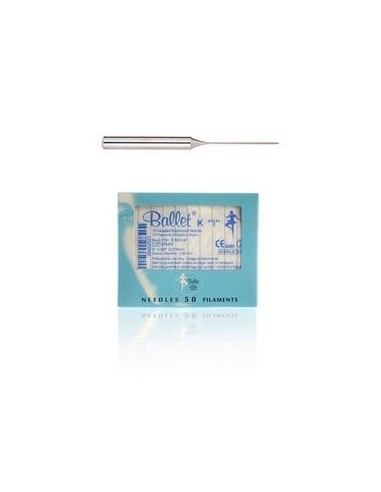 Ballet Aghi k3 inox isolati per elettroepilazione 0.075 mm 10 pz
