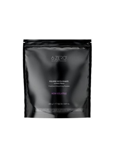 6.ZERO Polvere decolorante a mano libera non volatile 450 g