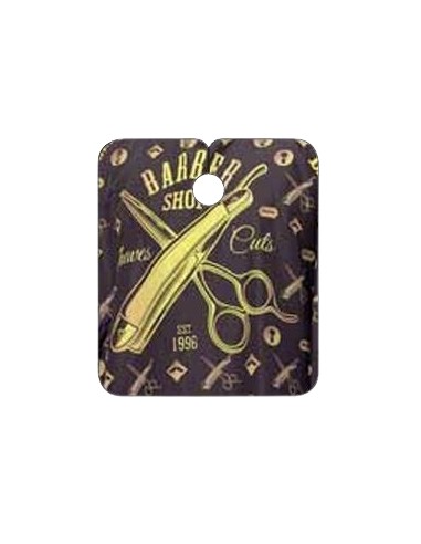 Xanitalia Pro The Barber Mantella taglio barber con 6 bottoni quality black london xl 128 x 150 cm