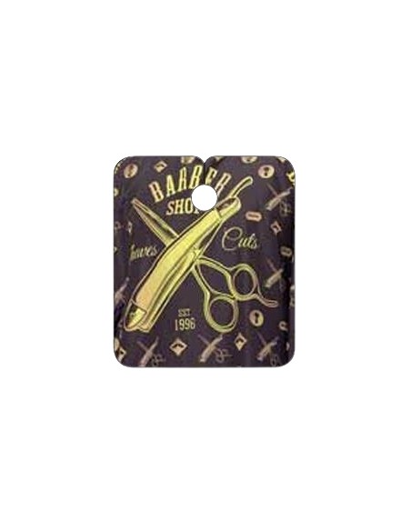 Xanitalia Pro The Barber Mantella taglio barber con 6 bottoni quality black london xl 128 x 150 cm