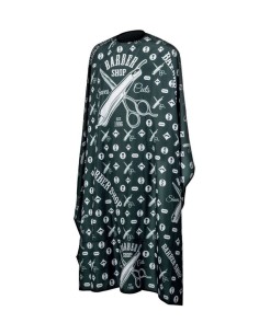 Xanitalia Pro The Barber Mantella da taglio con 6 bottoni chester green xl 128 x 150 cm 2