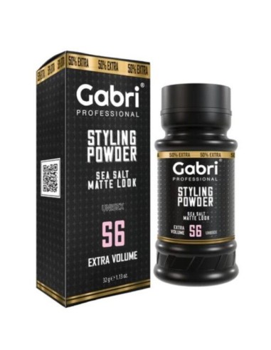 Gabri Professional Styling Powder Sea salt matte look S6 extra volume 32 g