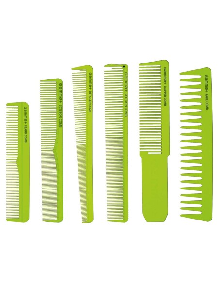 GammaPiù Set pettini da taglio con astuccio professionale 6 pz