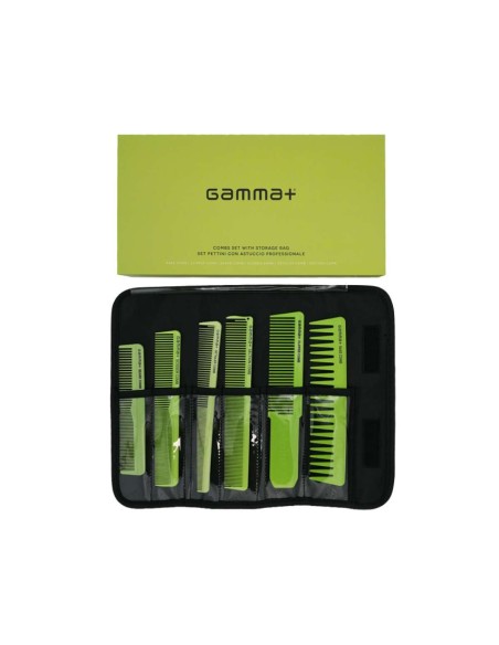 GammaPiù Set pettini da taglio con astuccio professionale 6 pz
