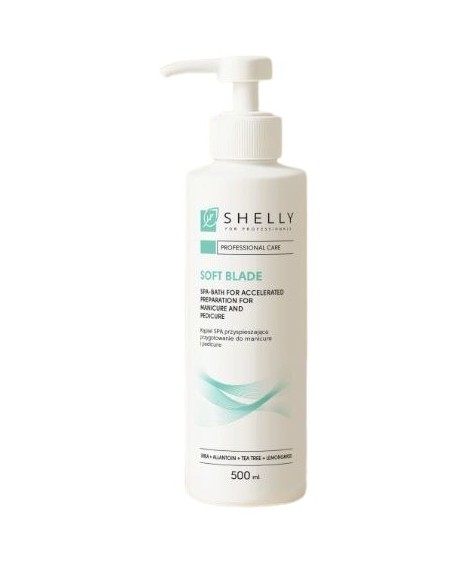 Shelly Soft Blade - Bagno Spa professionale per preparare mani e piedi in modo rapido ed efficace a manicure e pedicure 500 ml
