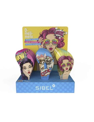 Sibel Spazzola scioglinodi d-meli-melo pop art blu