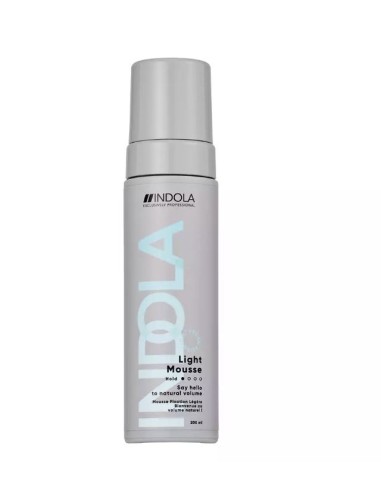 Indola Light Mousse 200 ml - volumizzante con tenuta leggera
