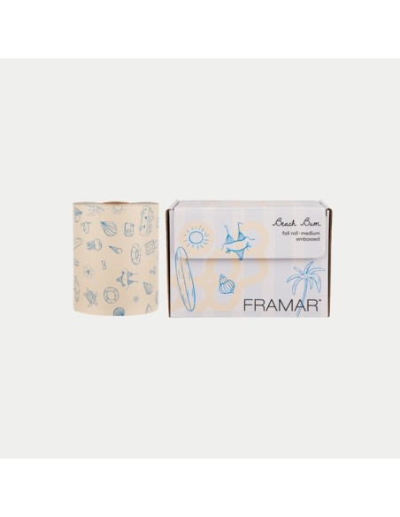 Framar Embossed Roll Beach Bum alluminio per meches 97,5 mt