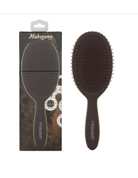 Framar Detangle Brush Dark Academia mahogany