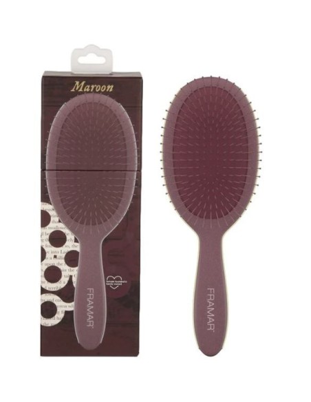 Framar Detangle Brush Dark Academia maroon