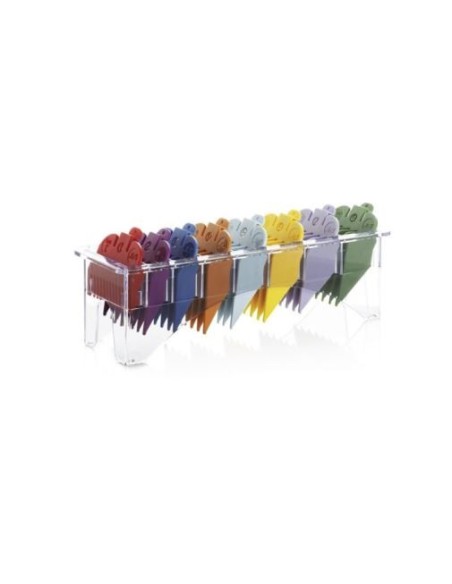 Xanitalia Pro Set 8 rialzi in plastica universali per tagliacapelli tosatrici barber (1,5/3/4,5/6/10/13/16/19/22/25 mm)