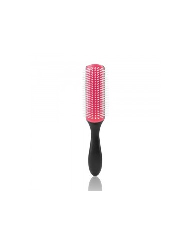 Xanitalia Pro Spazzola districante per capelli ricci con cuscino rosso in silicone 7 file