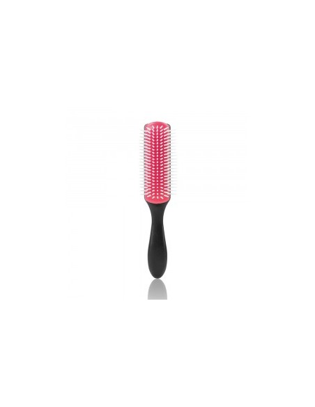 Xanitalia Pro Spazzola districante per capelli ricci con cuscino rosso in silicone 7 file