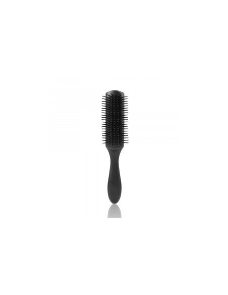 Xanitalia Pro Spazzola districante per capelli ricci con cuscino nero in silicone 7 file
