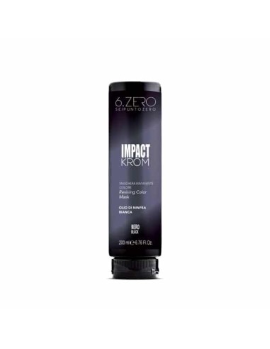 6.ZERO Impact Krom Maschera ravviva colore 200 ml nero