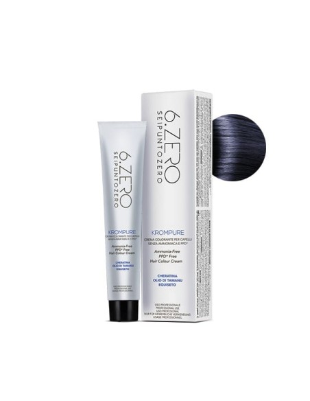 6.ZERO Krompure 1.10 Nero Blu 100 ml No Ammoniaca
