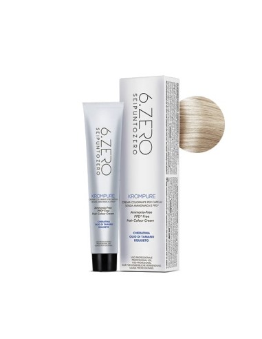 6.ZERO Krompure 10 Biondo chiarissimo platino 100 ml no ammoniaca