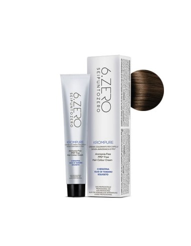 6.ZERO Krompure 5.3 Castano Chiaro Dorato No Ammoniaca 100 ml