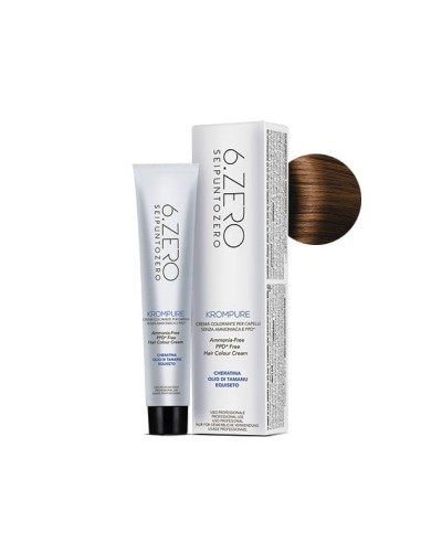 6.ZERO Krompure 6.3 Biondo Scuro Dorato 100 ml No Ammoniaca