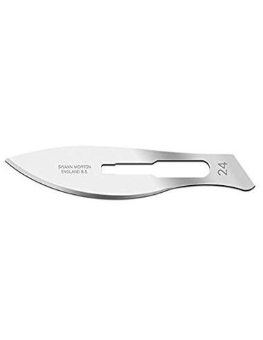 Swann-Morton Lame bisturi surgical blades n 24 100 pz
