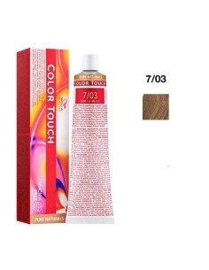 Wella Color Touch 7/03 Biondo Medio Naturale Dorato 60 ml